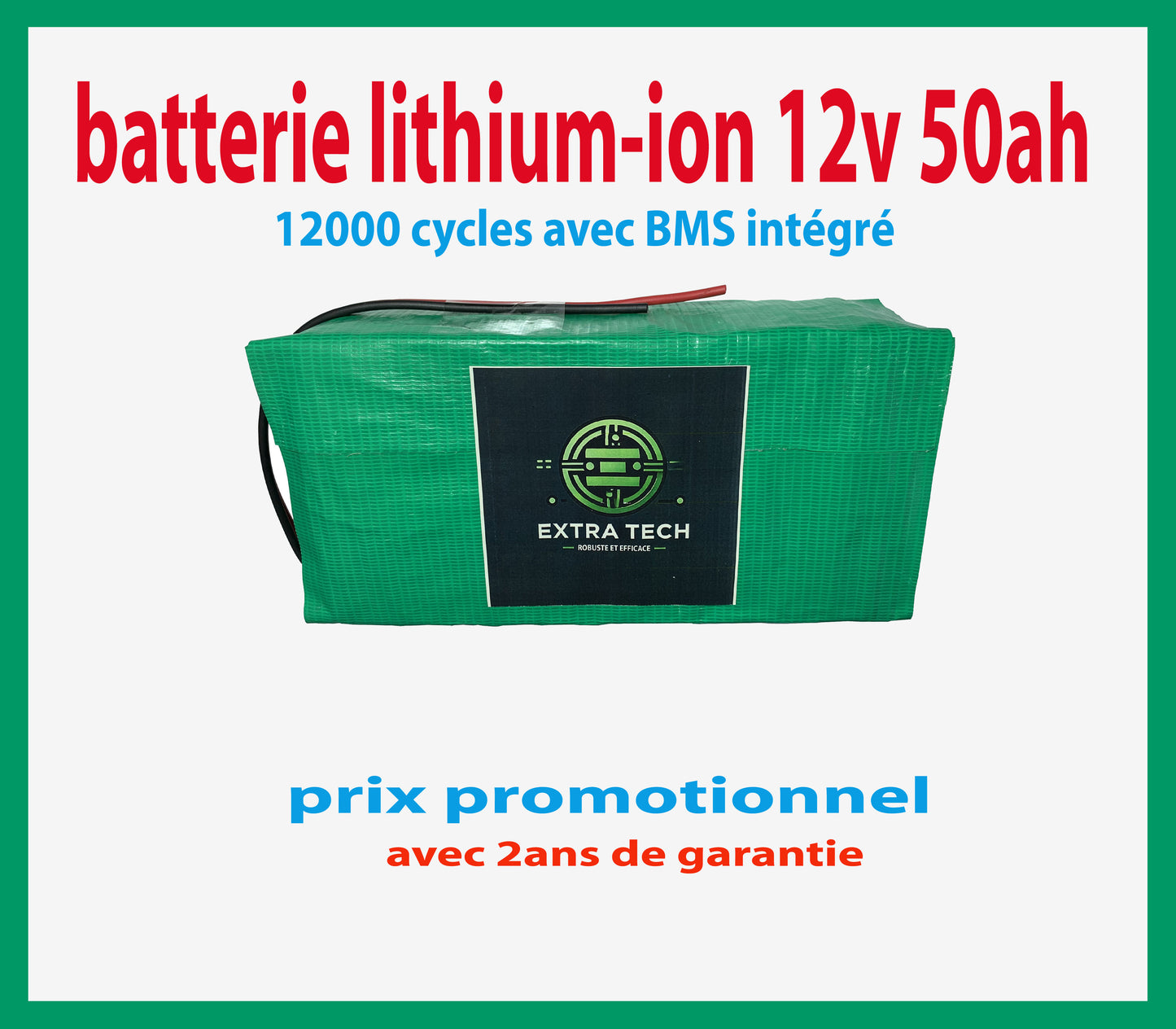 Batterie lithium-ion 12v 50ah