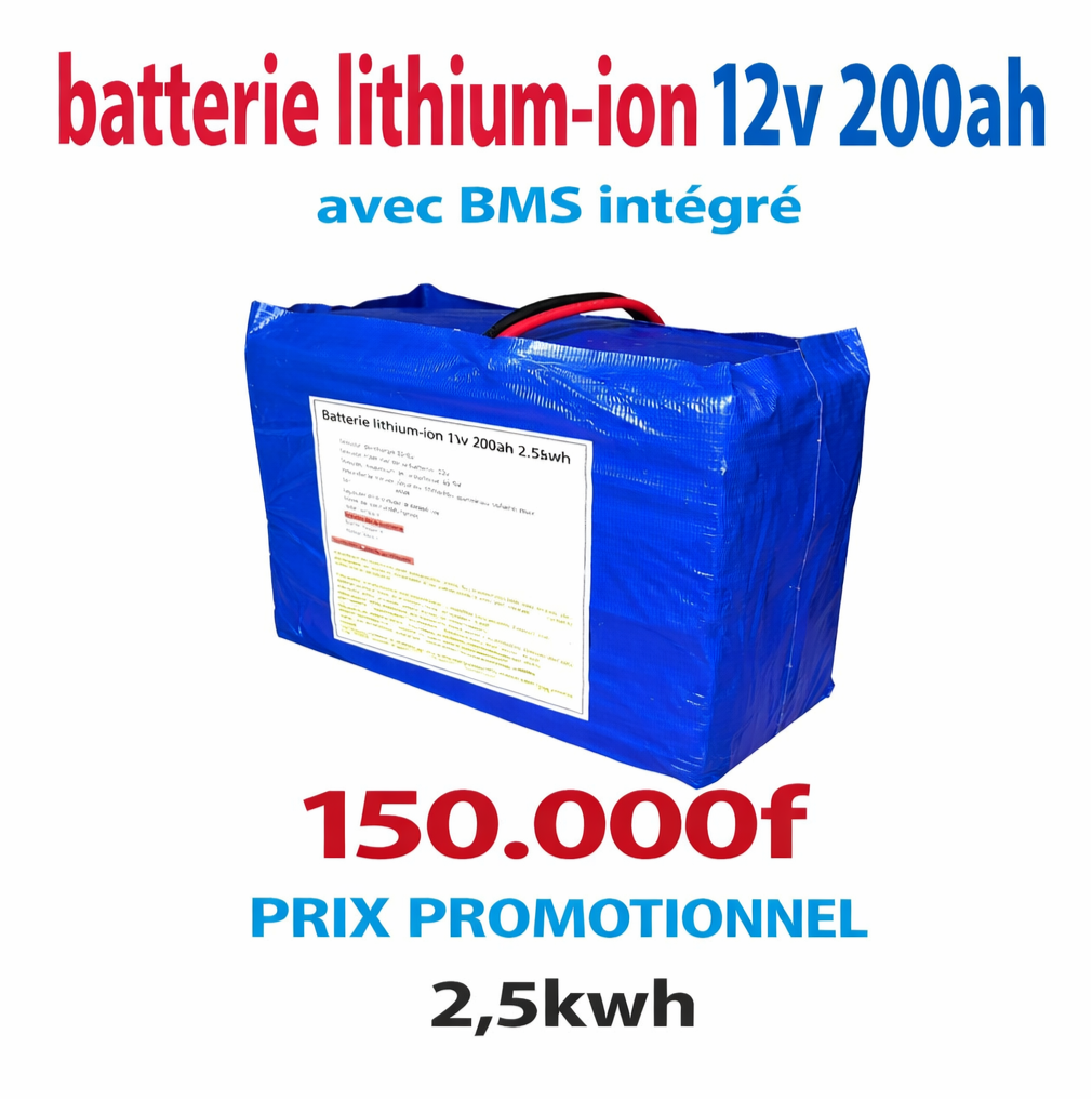 Batterie lithium-ion 12v 200ah